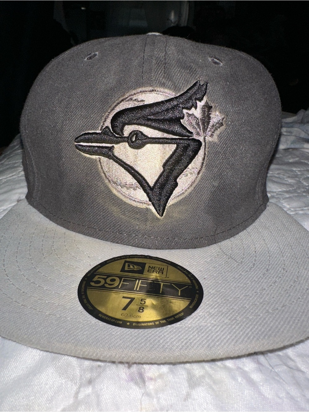 New Era Toronto Blue Jays Two-Tone Gray Fitted Hat